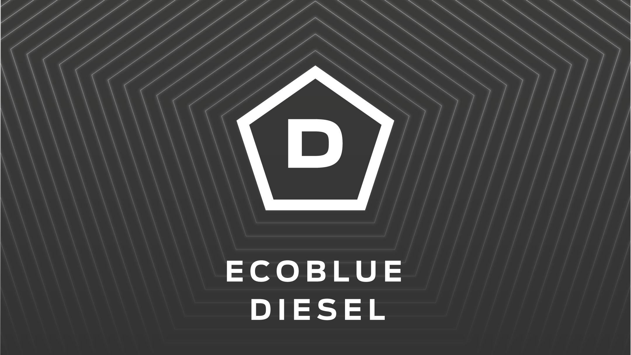 Logo de véhicule diesel EcoBlue.