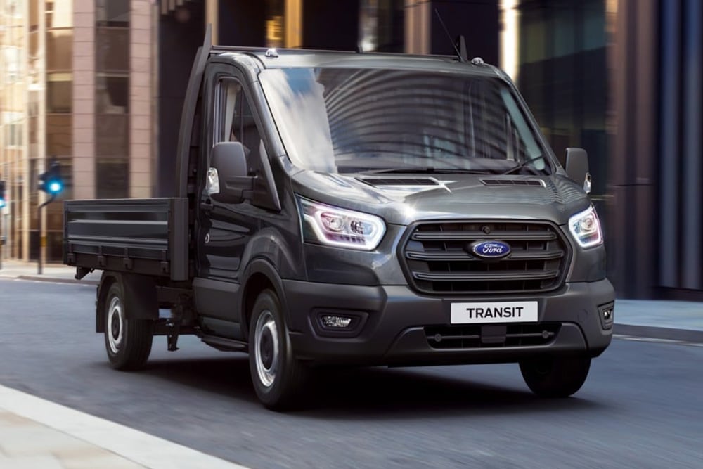 Ford Transit Châssis Cabine gris