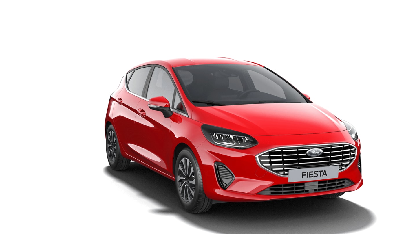 Ford Fiesta Titanium X from 3/4 front angle