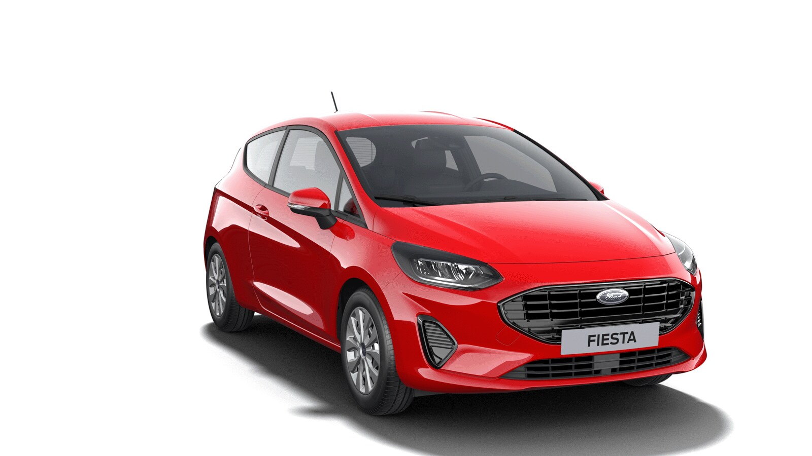 Ford Fiesta Trend from 3/4 front angle