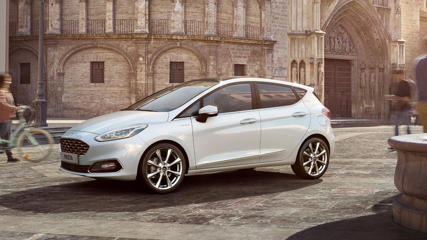 Ford Fiesta in old town