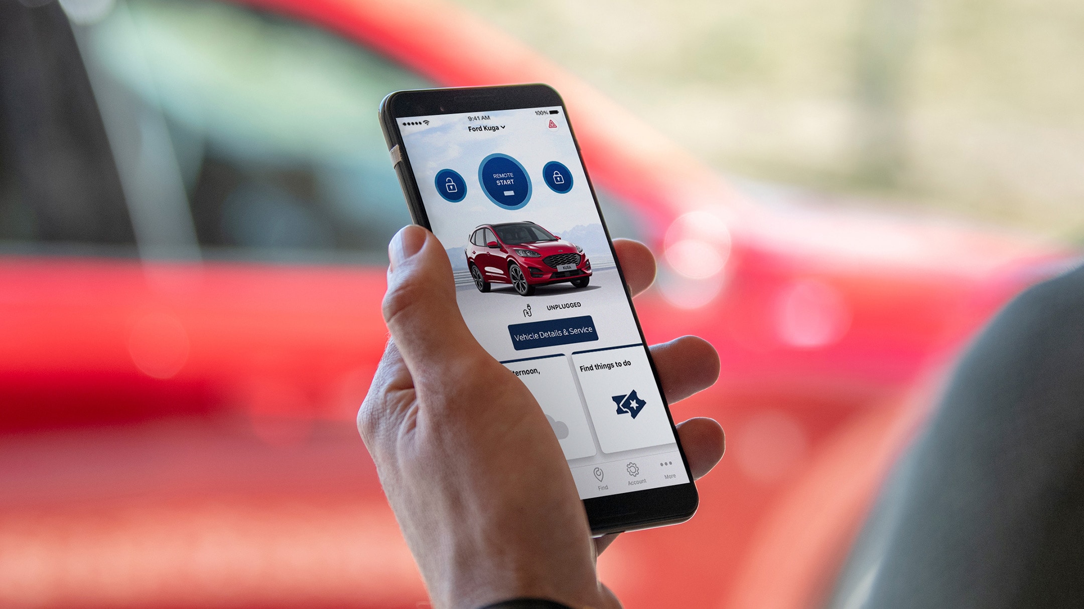 FordPass App being shown on phone