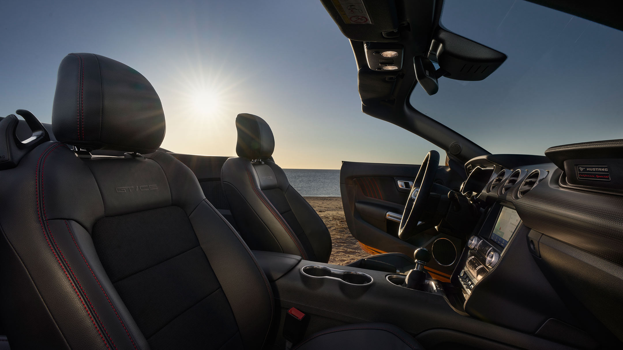 Ford Mustang California Edition interior view