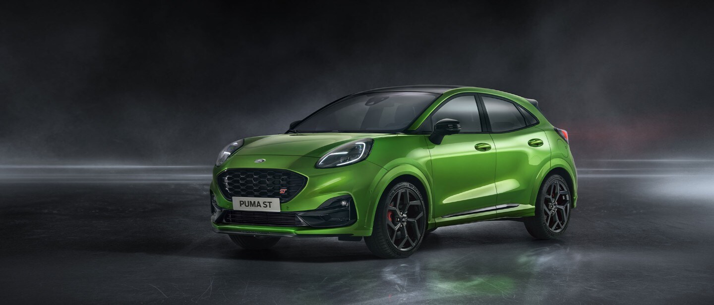 Green Puma ST side view