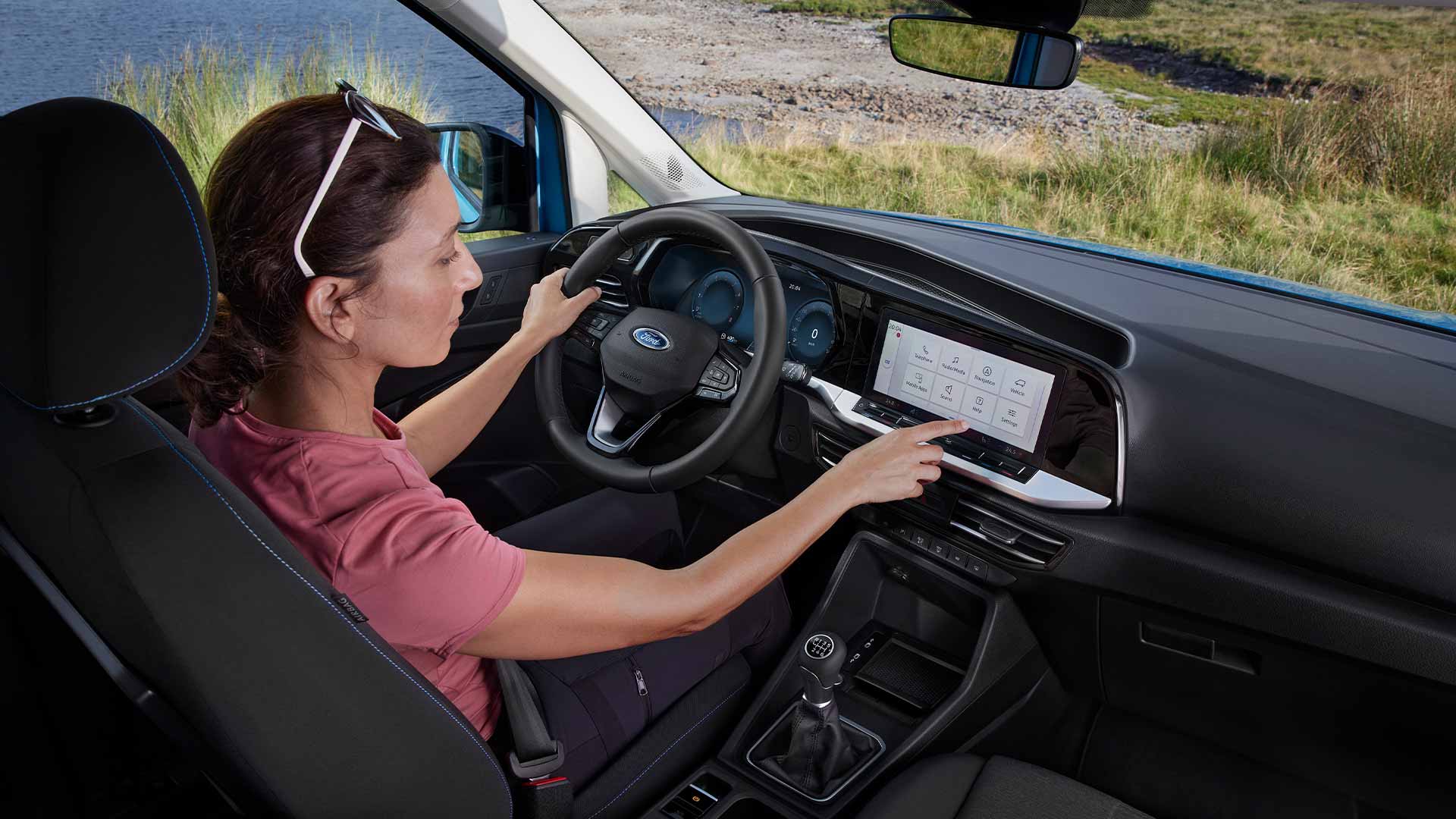 Interface numérique du Ford Tourneo Connect