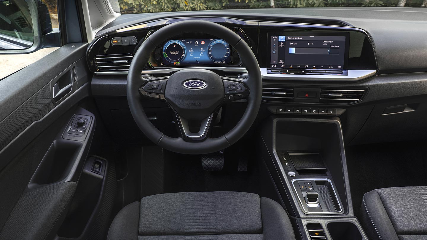 Poste de conduite intérieur du Ford Tourneo Connect