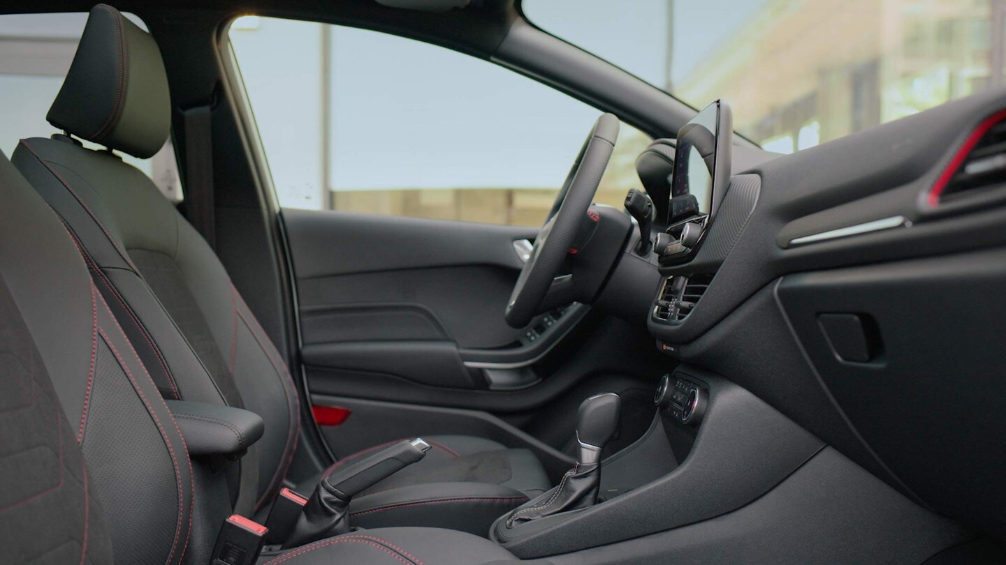 Front seats of a Fiesta ST