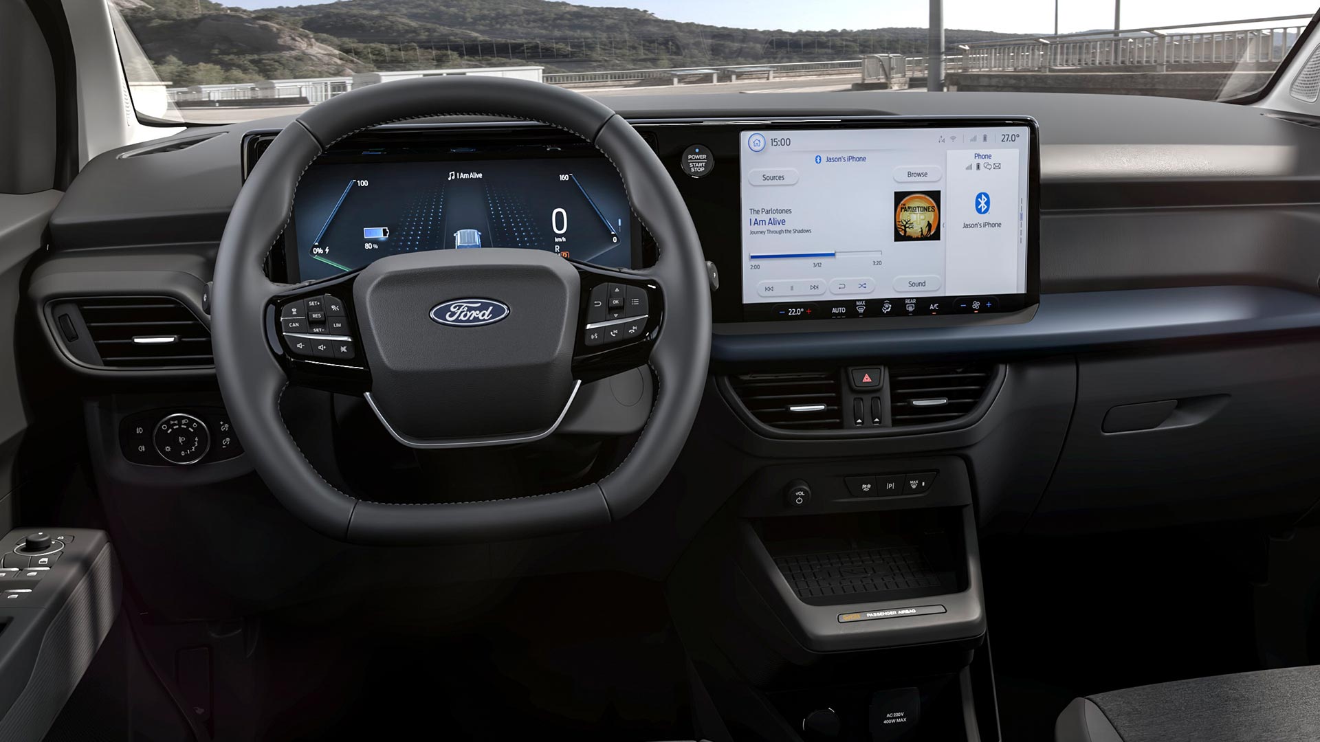 Ford E-Tourneo Courier Active Intérieur et écran tactile