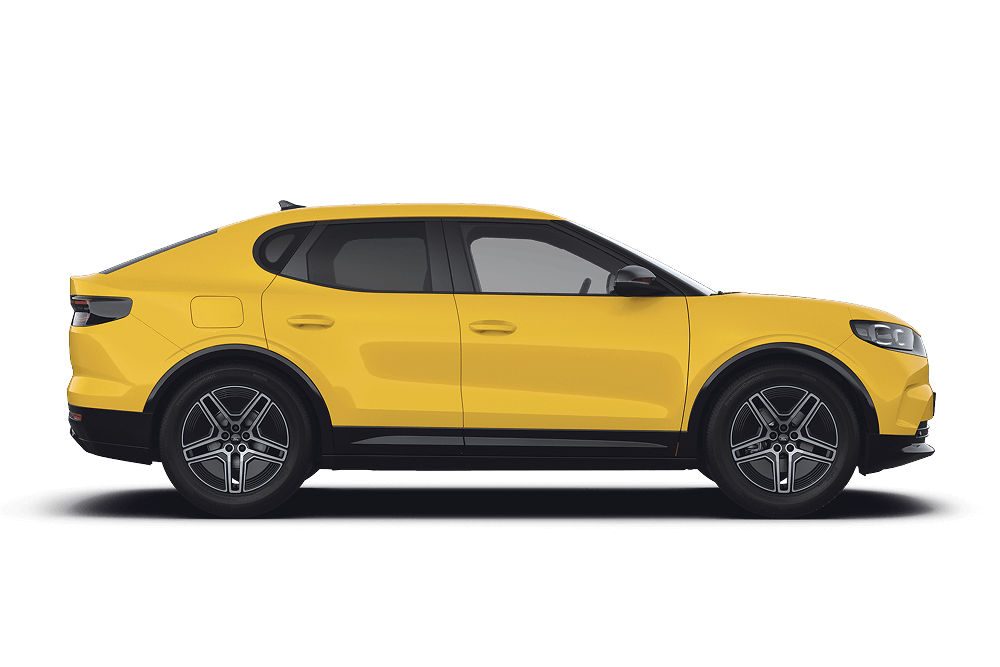 Profil latéral d'un Ford Capri