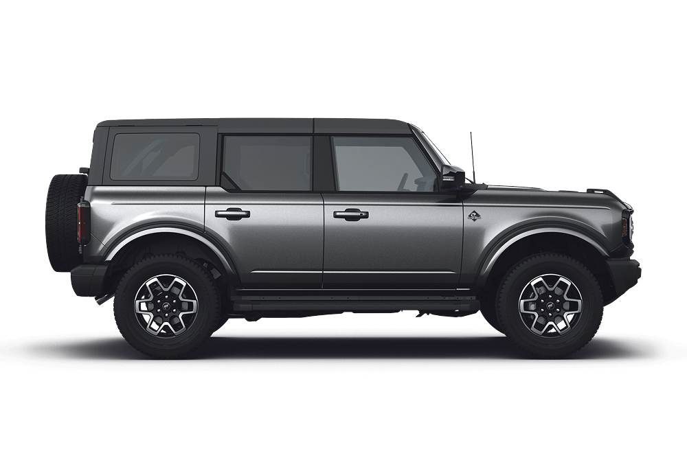 Profil latéral d'un Ford Bronco