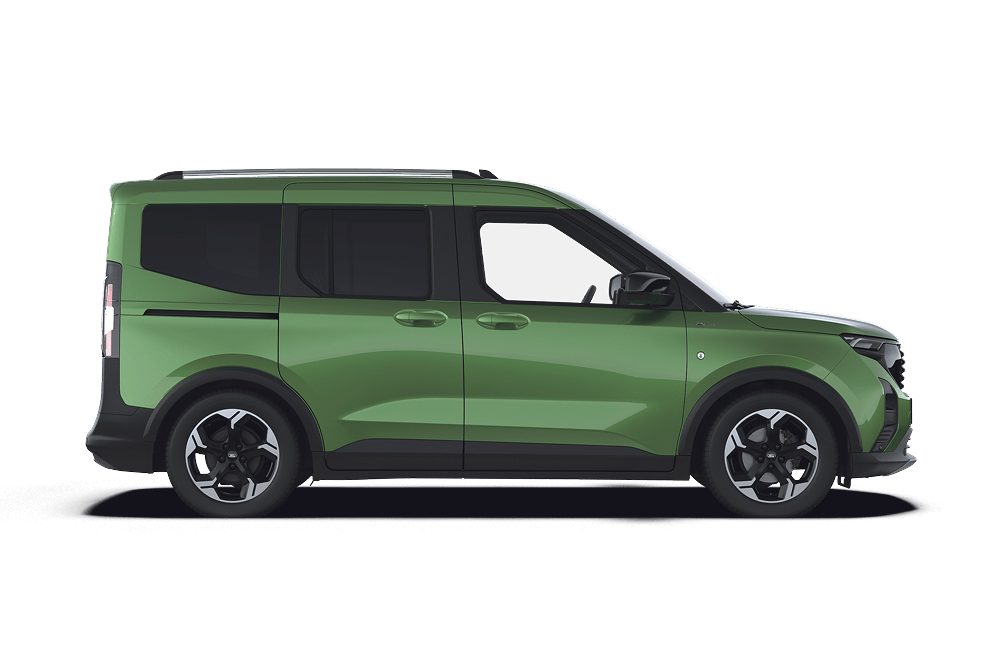 Profil latéral d'un Ford Tourneo Courier