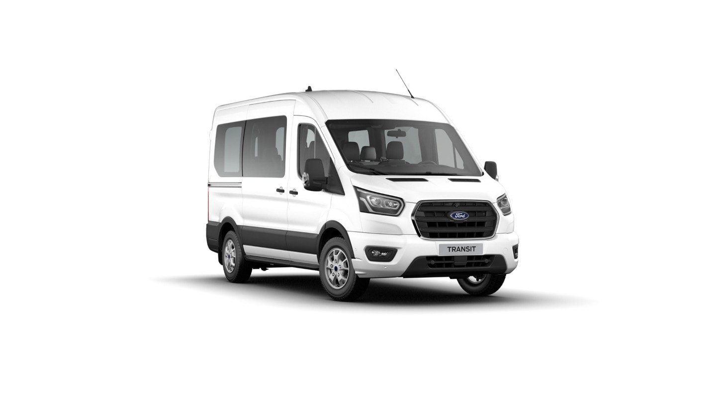 Ford Transit Kombi in frozen white