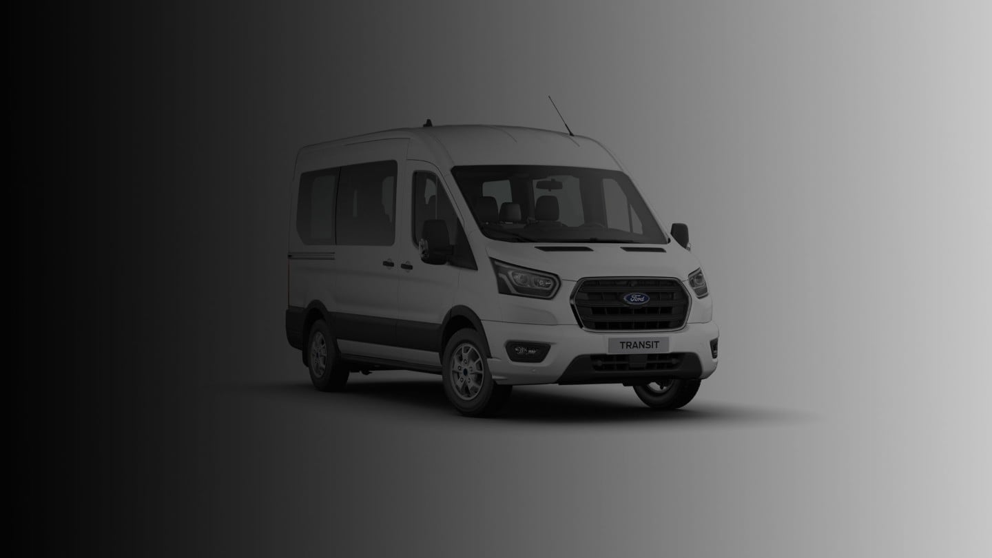 Ford Transit Kombi in frozen white