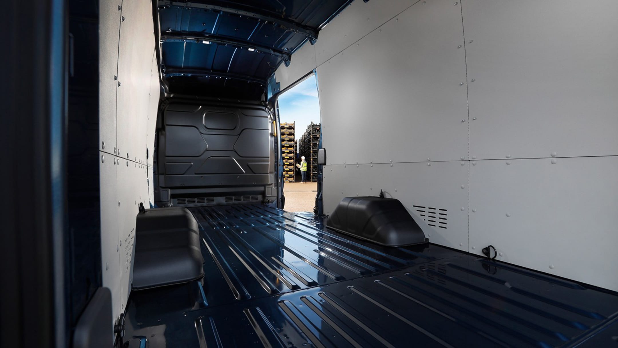 Ford E-Transit Van loadspace view