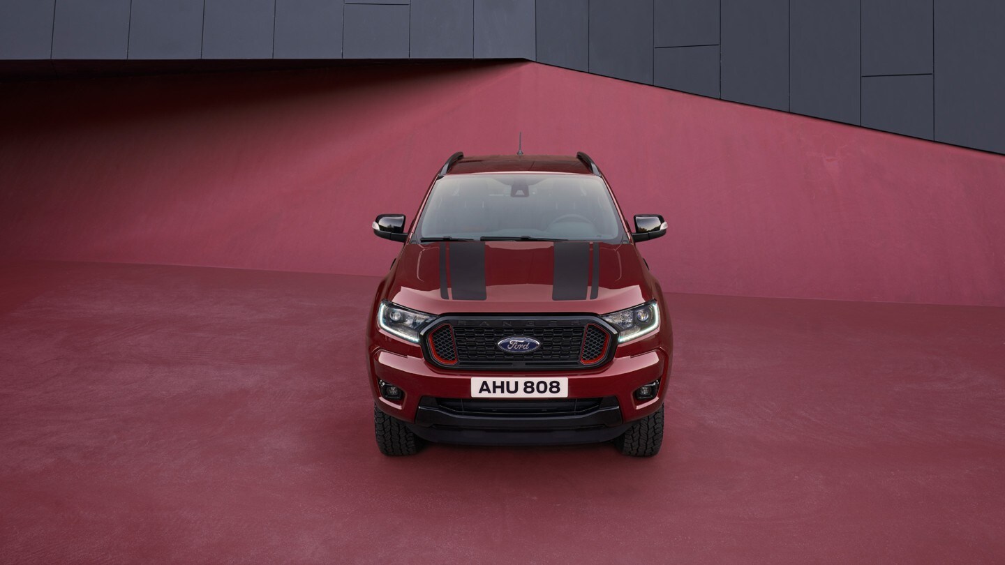 Ford Ranger Stormtrak parked front view