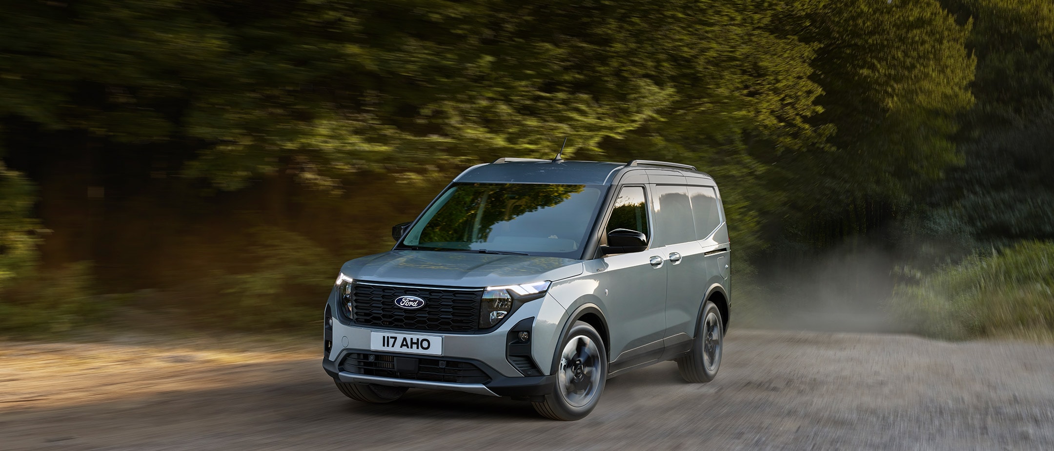 Ford Transit Courier on the road