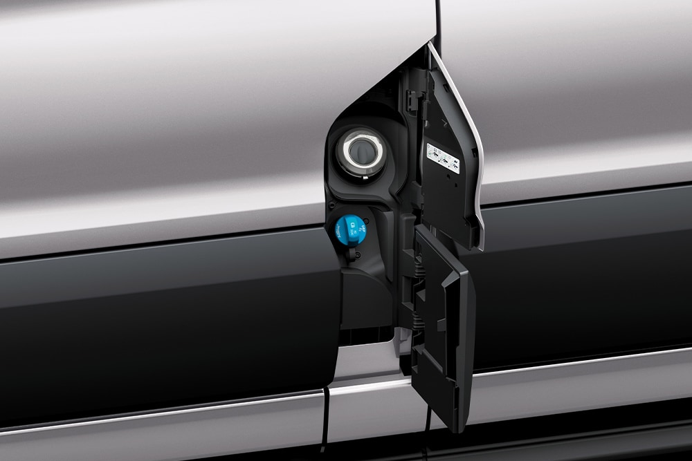 Système de remplissage sans bouchon Easy Fuel du Ford Transit Kombi.