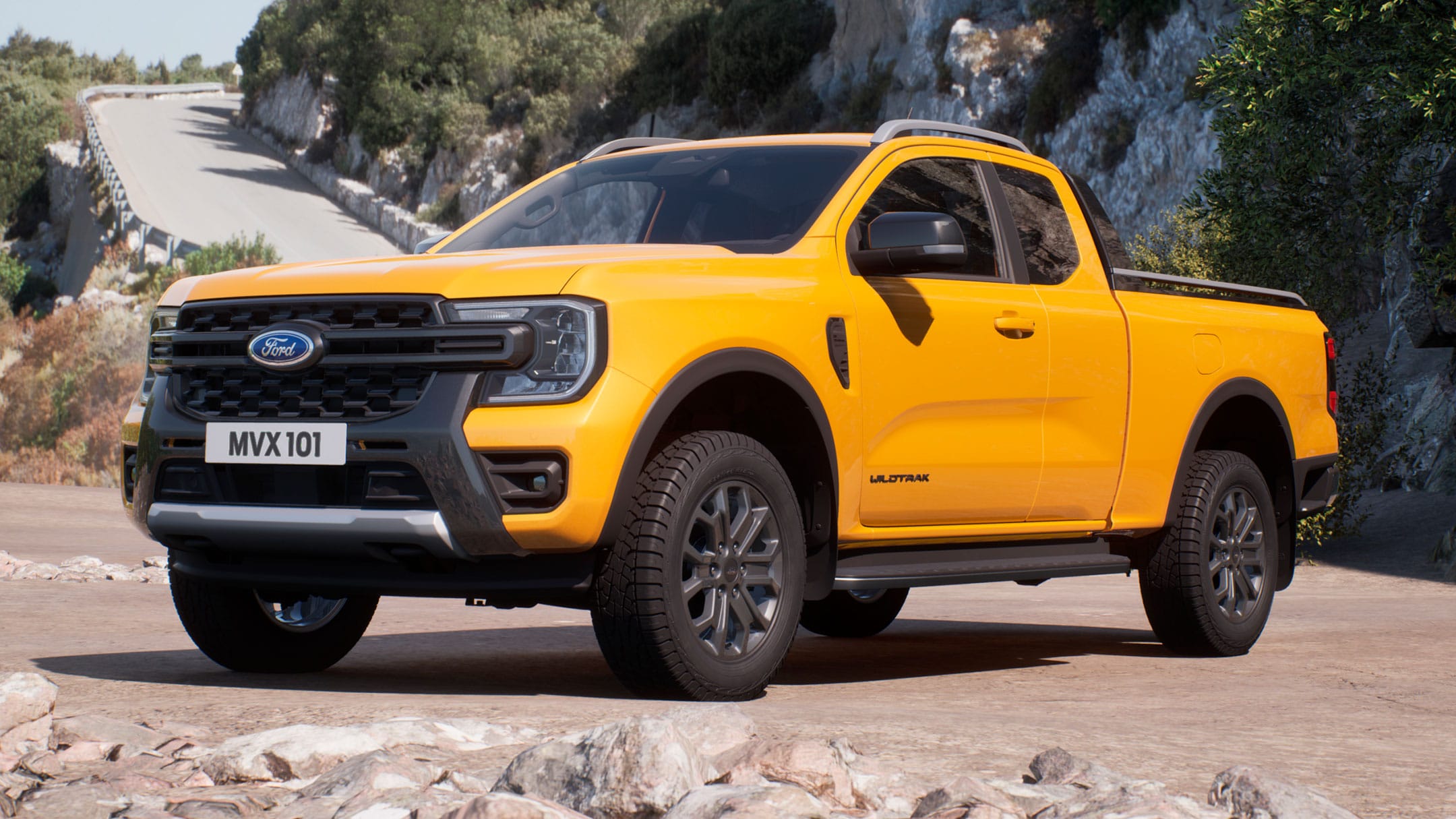 All-New Ford Ranger 3/4 front view