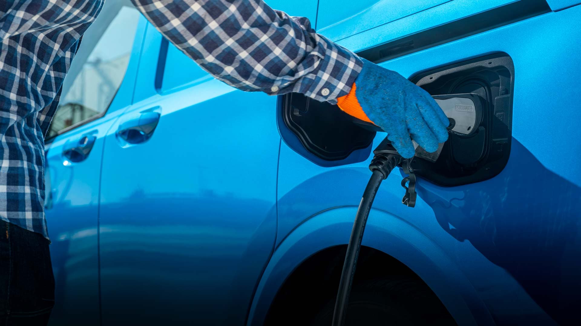 Prise de chargement Ford E-Transit Courier